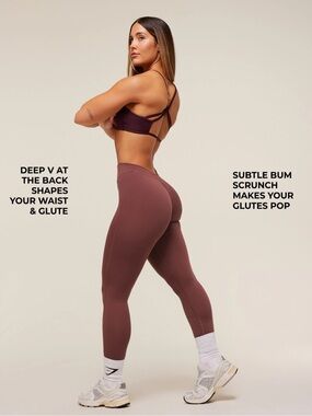 Gymshark LIFTING DIPPED WAISTBAND LEGGINGS XL